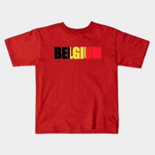 Belgium Belgique Kids T-Shirt